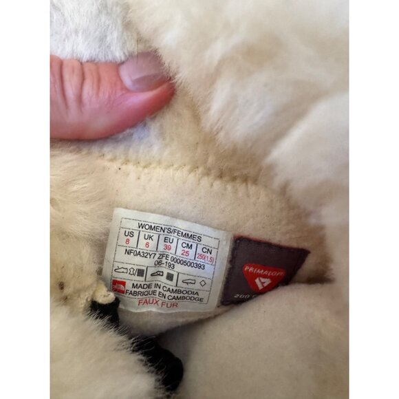 The North Face Nuptse Puma II Size 8 /EU 39 Dachshund Brown/ Cream NWOB Boots - Picture 5 of 16